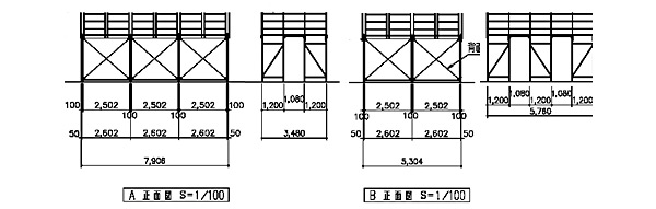 パワーステージ　基本正面図